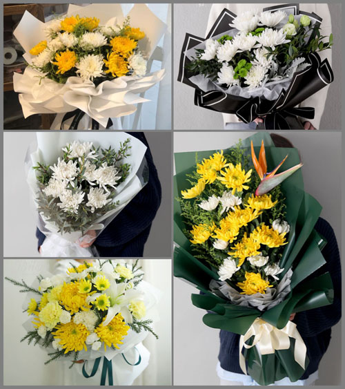 福建莆田秀屿区南日镇沙洋村白事花束代送